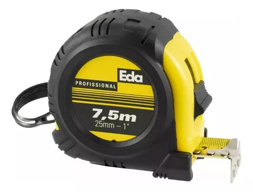 Trena Emborrachada Profissional 7.5m X 25mm EDA Ref.8LX