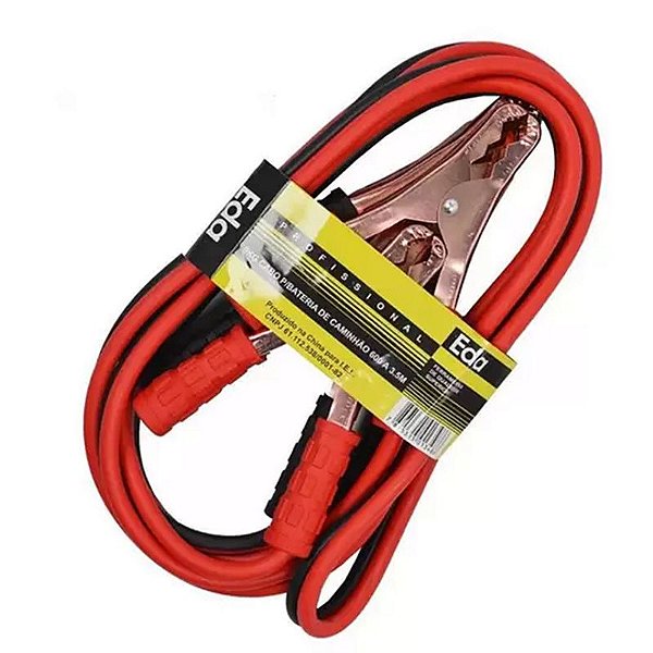 Cabo Chupeta para Bateria Caminhão 600A 3.50MT EDA Ref.9KG