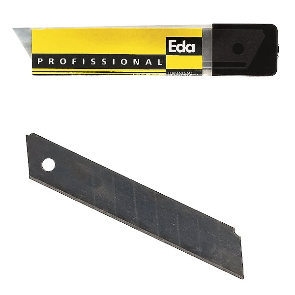 Lâmina Estilete 18mm com 10 unidades EDA Ref.8TC