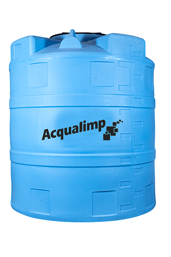 Cisterna Azul de Polietileno 3.000L Acqualimp