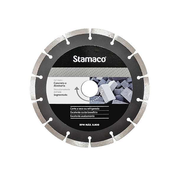 Disco Diamantado Segmentado Stamaco 180mm