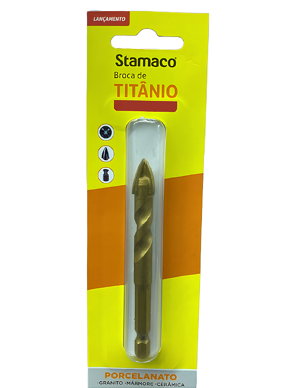 Broca de Titanium Stamaco Para Porcelanato 8MM