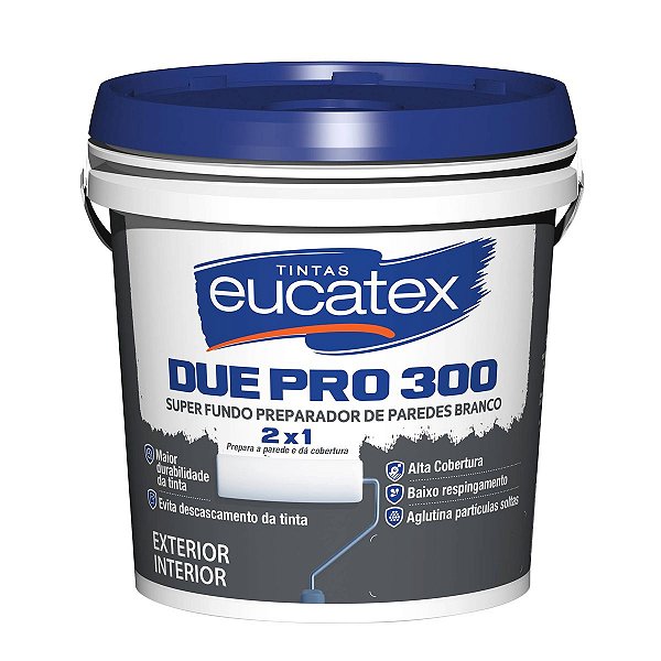 FUNDO PREP.PAREDE EUCATEX DUE PRO 300 3,6L BRANCO