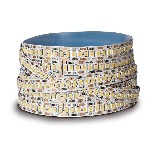 Fita de Led Llumm 24W/M Advance 5M Luz Neutra 12V 4000K - LDFTI24W5M4K