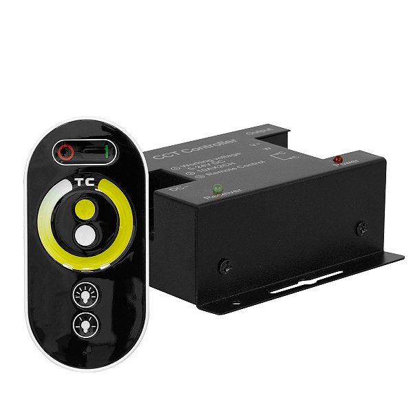 Acessorio controlador Comfort Dimmer RF Para Fita de Led 3 Temperatuda de Cor + Controle RF 12/24VDC