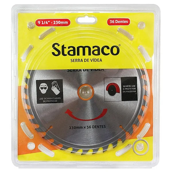 Disco de Serra Videa Stamaco 230mm 9.1/4 36 Dentes - 2253