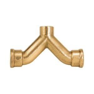 Tê Misturador de Bronze Eluma R.50 - 1/2 x 15 mm x 1/2