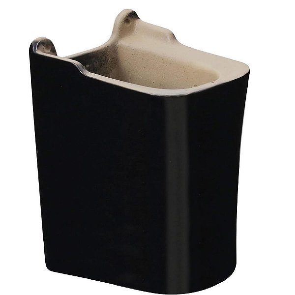 Coluna louça para lavatório suspensa Icasa Etna Preto (Sabatini)