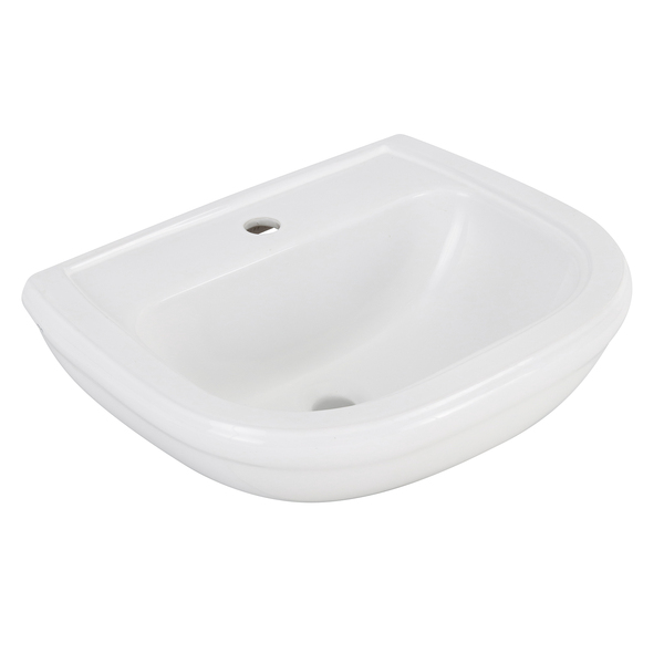 Lavatório louça Icasa Sabatini 53x44 cm para coluna Branco