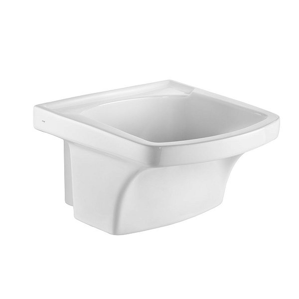 Tanque louça Icasa 50x50 cm Branco