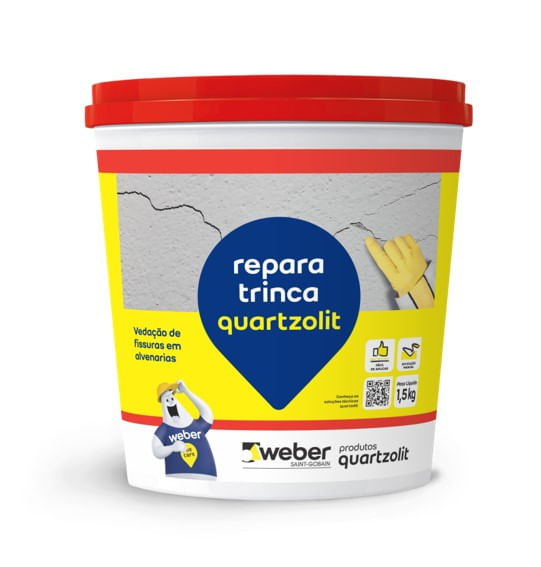 Repara Trinca Quartzolit Branco 1,5kg