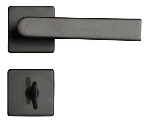 Fechadura Pado Concept RQ1.414-B Banheiro EP (Preto Fosco)
