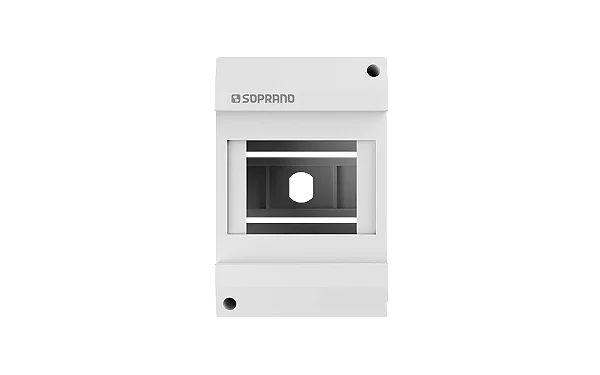 Quadro de Distribuição Sobrepor 4 Polos DIN – Soprano