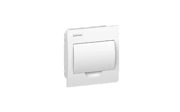 Quadro de Distribuição PVC 24 Disjuntores Branco sem Barramento para Embutir IEC-PB – Soprano