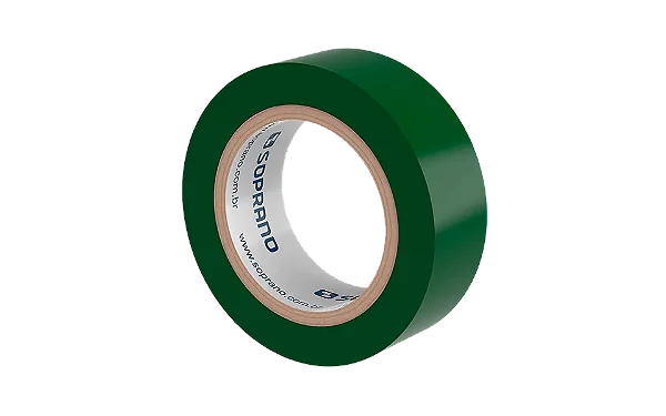 Fita Isolante Verde FIS-BT-13-10-19 750V 10m – Soprano