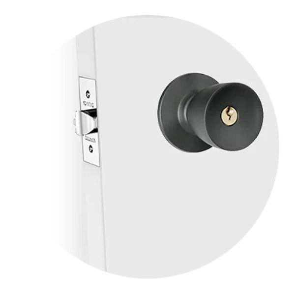Fechadura Cilíndrica Tulipa Externa Preta Soprano BR90 PY – Modelo 03009.0355.07