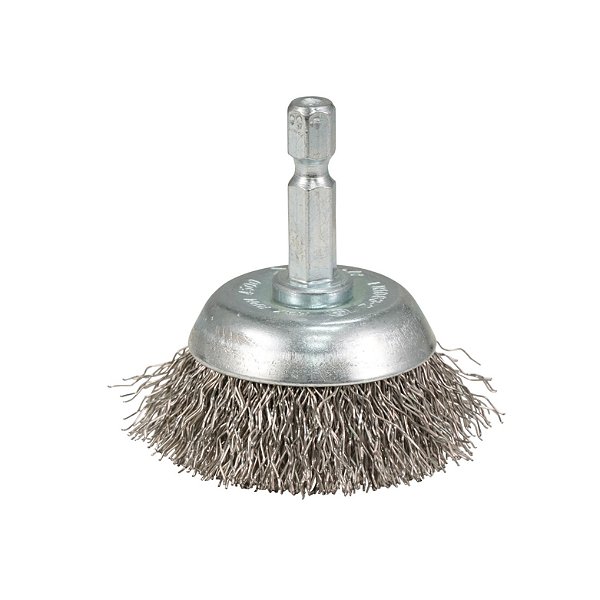 Escova de Aço Tipo Copo Makita D-76554 – 38mm com Haste Sextavada 1/4 para Furadeira