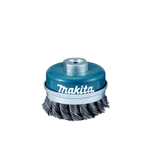 Escova de Aço Tipo Copo Makita D-55217 Arame Extra trançado – 60mm com Rosca M14