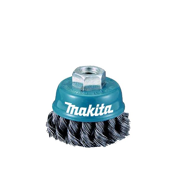 Escova de Aço Tipo Copo Makita D-55164 Arame Trançado– 60mm com Rosca M14