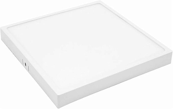 Luminária LED Elgin Sobrepor Quadrada 36W Bivolt 4000K (Luz Neutra) – 60×60cm