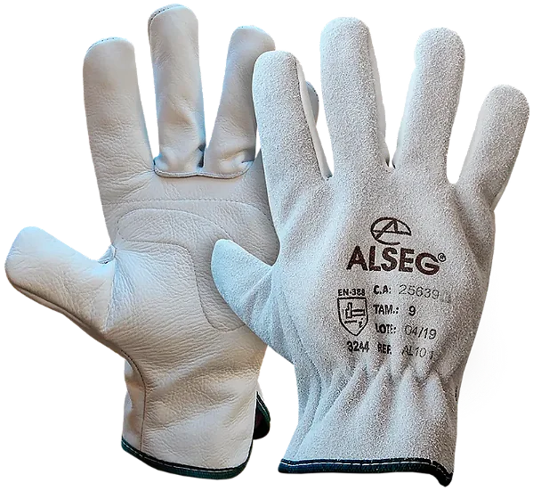 Luva de Segurança Mista Vaqueta e Raspa Alseg Petroleira CA 25639