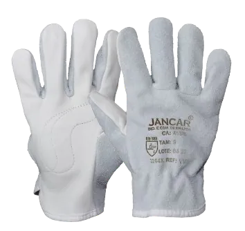 Luva de Segurança Alseg Petroleira Vaqueta Total CA 25368 - Tamanho 9 (G)