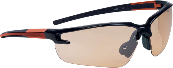 Óculos de Segurança Delta Plus Fuji2 Lente Laranja Alto Contraste Antiembaçante CA 35563