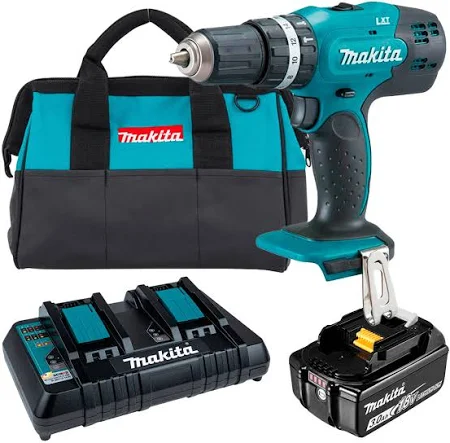Kit Furadeira E Parafusadeira A Bateria Makita Dhp453 C/Bateria e carregador 127v