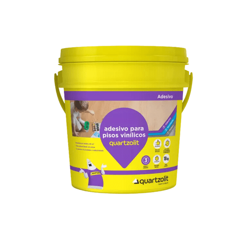 Cola Adesivo P/ Piso Vinílico Quartzolit 18kg