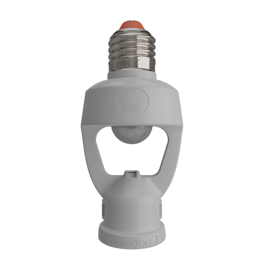 Sensor de Presença Teto Soquete E27 360° Exatron Smart X-Contro SPT0E27XC Bivolt
