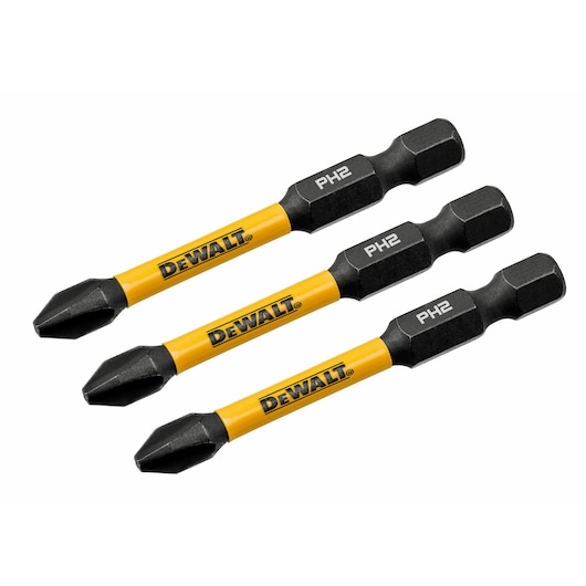 Jogo de Bits Torx T10 FlexTorq DeWalt 2-1/4 com 3 Peças DWAF2TX10IR3
