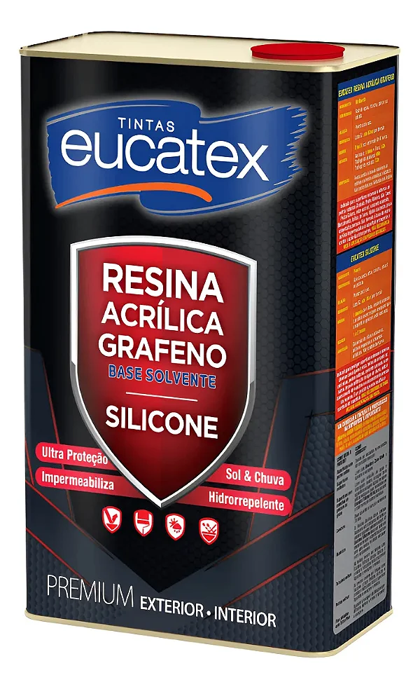 Resina Acrílico Eucatex Grafeno 5L