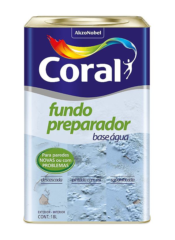 Fundo Preparador Base Água Coral 18L