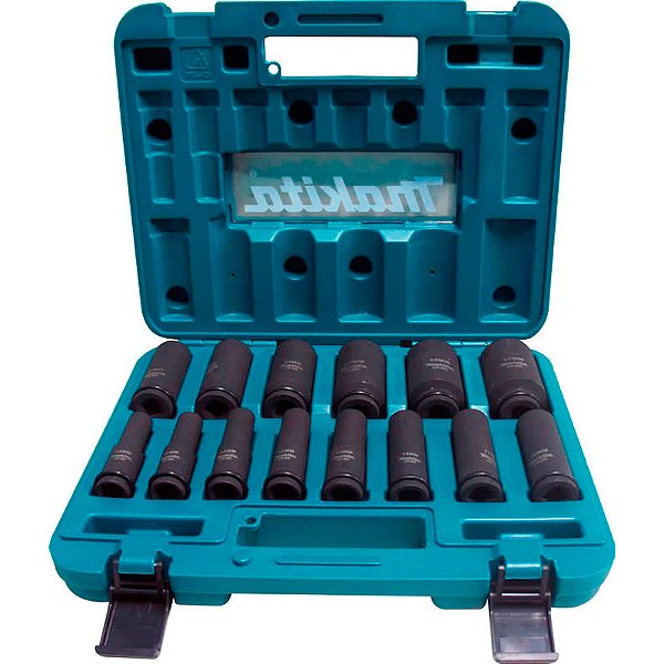 Jogo de Soquetes de Impacto 1/2 (12 peças) - E-16586