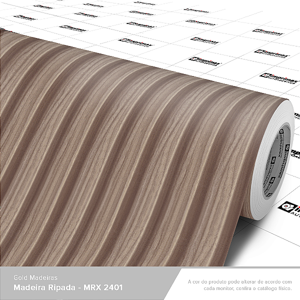 Adesivo Imprimax Gold Madeira Ripada MRX - 2401 Rolo 1,22x12,5m