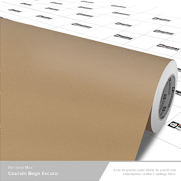 Adesivo Imprimax Rennova Max Courvin Bege Escuro Rolo 1,22x12,5m