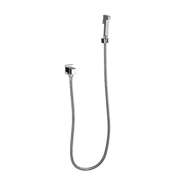 Ducha Higiênica TELCA Quadrada Metal Cromado - R.CWF-F01