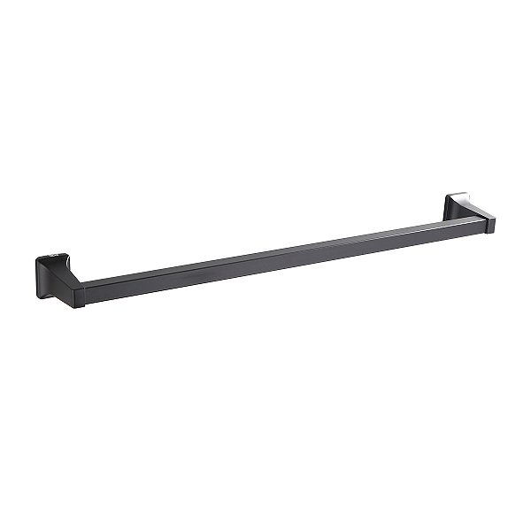 Porta Toalha de Barra TELCA Preto Fosco - R.9901