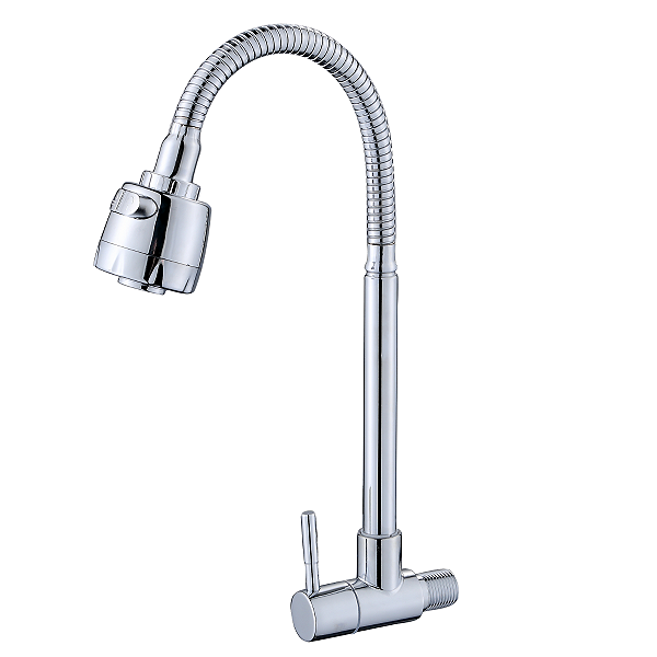 Torneira de Cozinha TELCA Parede com Ducha Cromada - R.XSCF-8631