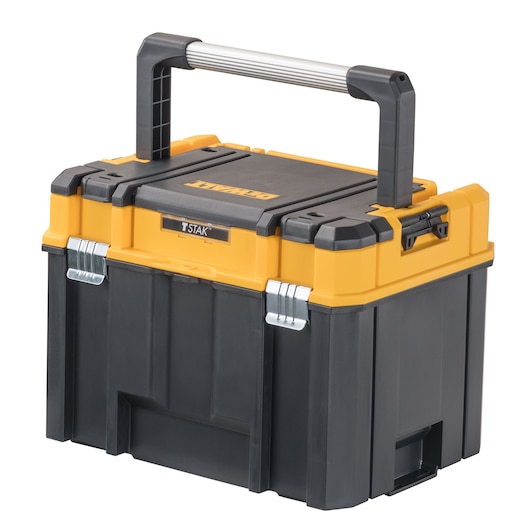 Caixa de Ferramentas Profunda DeWalt TSTAK DWST17814 com Alça Longa de Metal