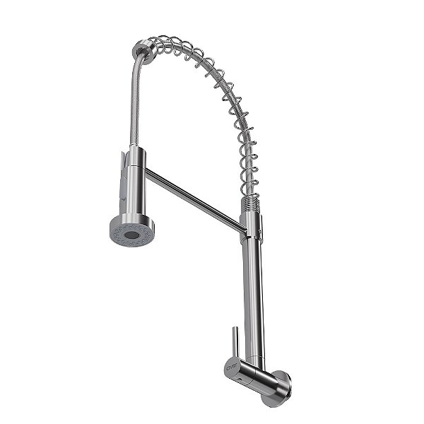 Torneira para Cozinha de Parede Metal Gourmet Standard Cromada Civitt