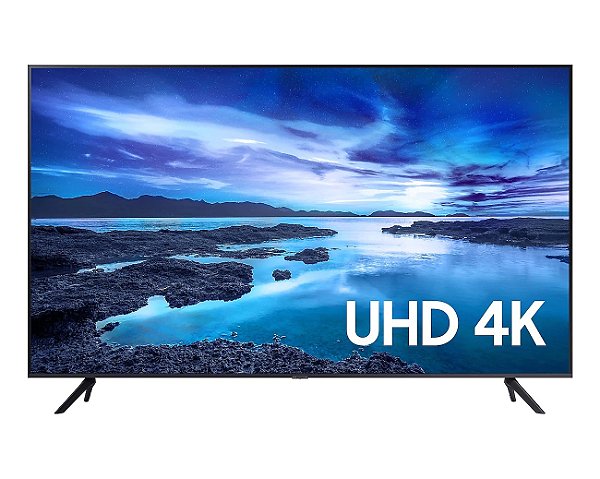 Smart TV LED 50" 4K Wi-Fi Tizen Comando de Voz UN50AU7700GXZD - Samsung