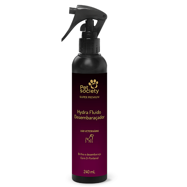 Fluido Desembaraçador de Pelos Pet Society - 240ml Super Premium