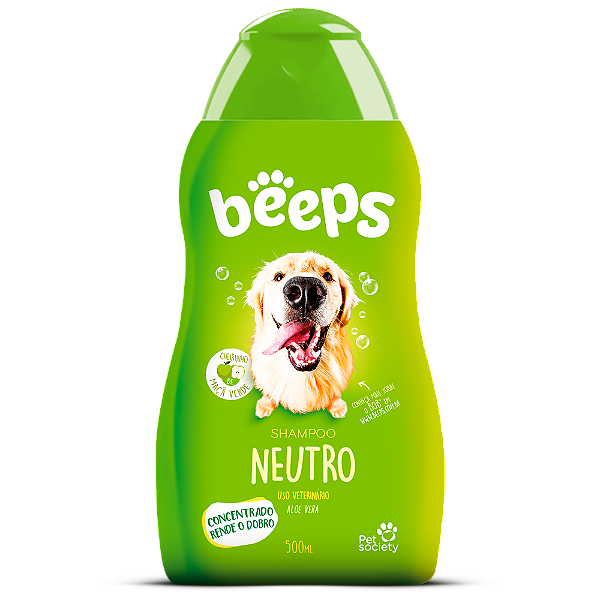 Shampoo Neutro Beeps Maçã Verde 500 ml