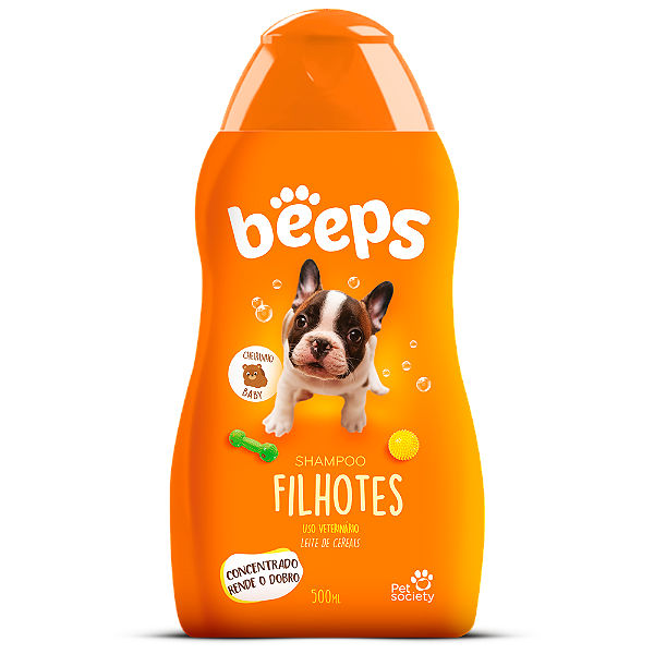 Shampoo Para Cães Filhotes Beeps 500 ml