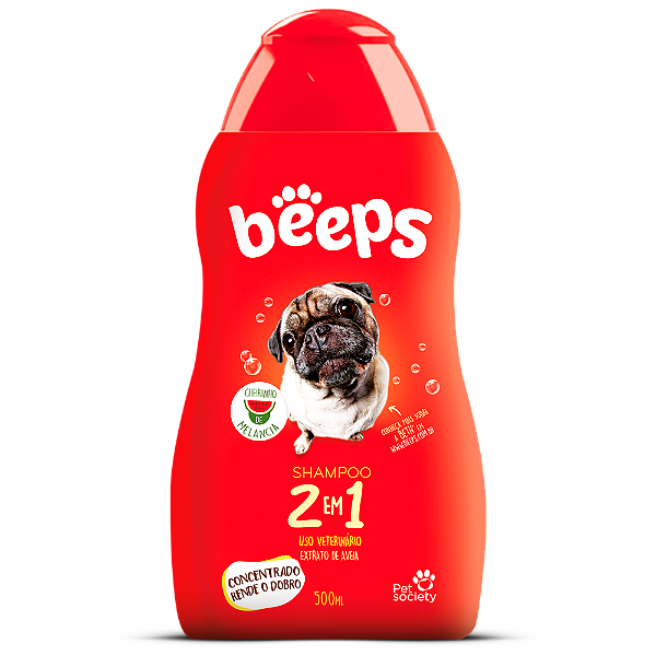Shampoo 2 em 1 Beeps Melancia 500 ml