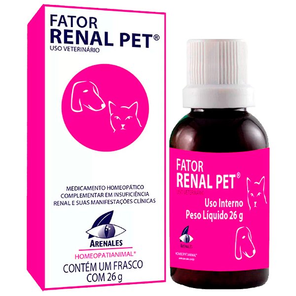 Fator Renal Pet em glóbulos - Arenales