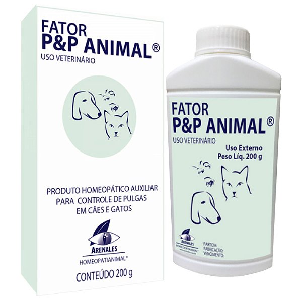 Fator P&P Animal (Talco) 200g - Arenales