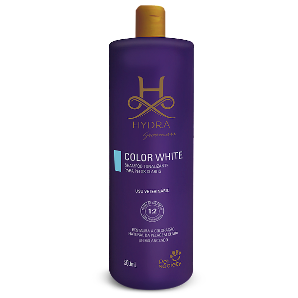 Shampoo Color White Hydra Groomers 500mL