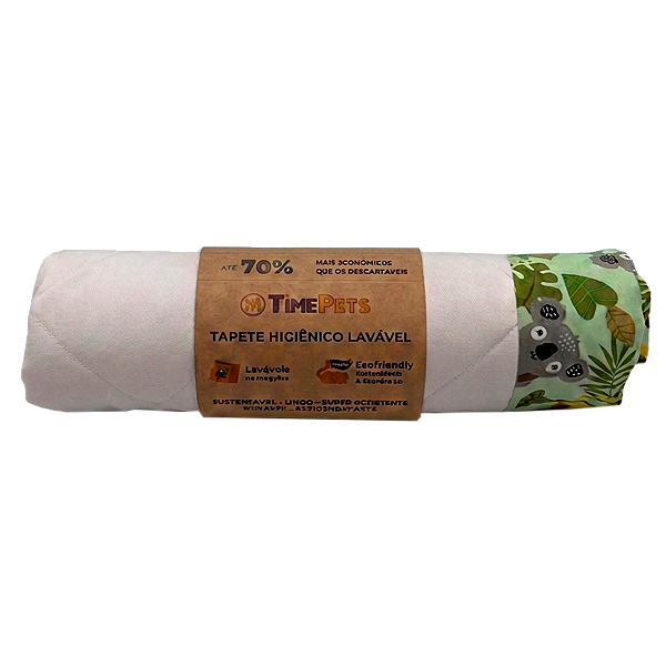 Tapete Higiênico Lavável 100% Algodão | Floresta II